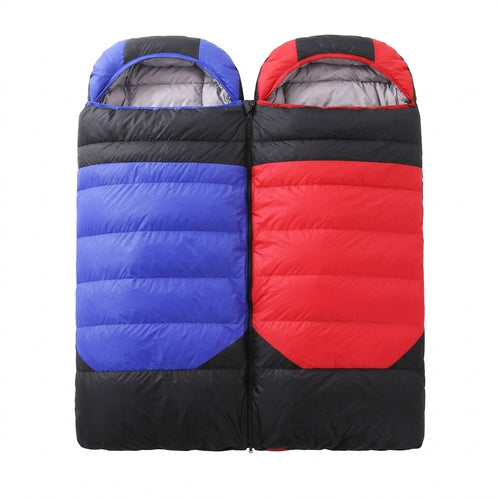 Winter Sleeping Bags for Grown-Ups, Thermal Sleeping Bag with Soft Textile Fill, Envelope Design for Camping and Indoor