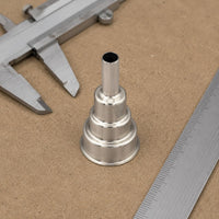 9 Mm Round Nozzle Polished Metal Hot Nozzle Silver Finish