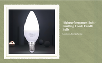 E14 LED Candle Bulb 800lm 2700K