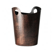 Hammered Ice Pail Sturdy Decorative Container Sturdy Handles