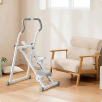 Stair Stepper with Handlebars Foldable Stepper with Handlebars Space-Saving Climbing Exercise Machine for Adults, Home Gym, Apartment