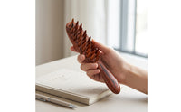 Scalp Massage Comb Ergonomic Rosewood Massage Comb Handheld Hairbrush for Home