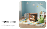 foldable container with Lid Large Capacity Household Storage particle-proofresistant for Parents