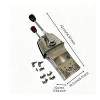 Twin Lever Control Box Twin Lever Throttle Control Desktop Mount Throttle Controller