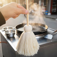 Chinese Crepe Brush Versatile Use Pancake Batter Mop Even Finish