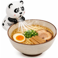 Panda Cup Fan, Clip-On Mini Fan for Cooling Noodles, Three Wind Speeds