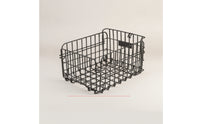 Bike Rear Basket Reflective Foldable Cycle Basket Sturdy for Cyclists, Grocery Shopping