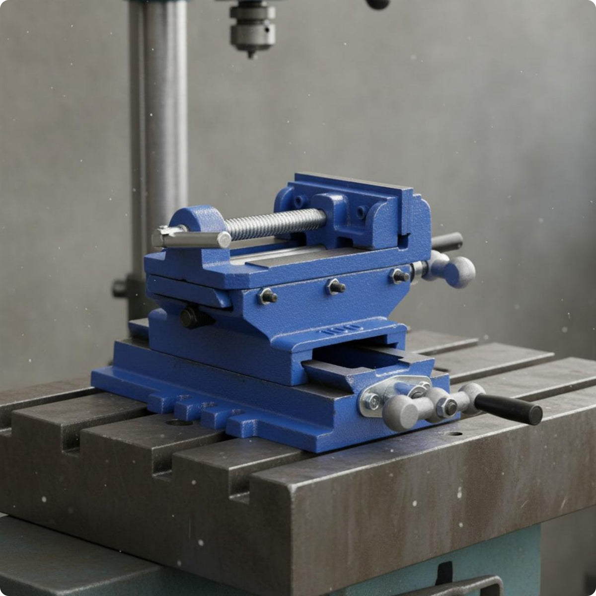Cross Slide Press Vise Industrial Grade 2 Way Sliding Vise for Woodworkers
