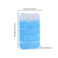 Pet Cooling Plate Translucent Ice Pack with Fill Line Flat for Guinea Pigs