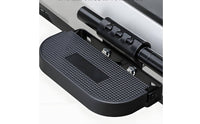 Non-Slip Surface Electric Bike Passenger Footrest Long-Lasting Aluminum Alloy Scooter Folding Pedals Easy Installation Folding Scooter Foot Peg Wear-Resistant for Passengers, Kids