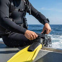 Replacement Fin Strap with Heel Loop Flexible Fin Strap with Quick Release Buckles Hassle for Snorkeling