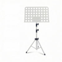 Folding Music Stand Metal Construction Folding Sheet Music Stand Phone Holder