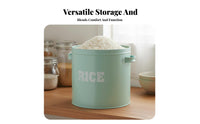 Moisture-Proof Large Capacity Rice Container Multi-Purpose Rice Storage Bin Long-Lasting for Pantry, Laundry Room