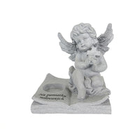 European Style Resin Angel Candle Holder