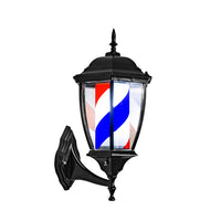Wall-Mounted LED Barber Pole Light, 40cm, US Plug