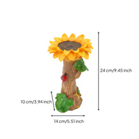 Sunflower Bird Bath Decorative Sunflower Birdbath Easy to Clean for Yard, Patio