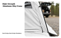 Rainproof SUV Tailgate Tent Weather Protection Camping Shelter Fits Most SUVs Car Awning Spacious Interior for Road Journeypers, Families, Tailgaters, Campsites, Tailgating, Beach Trips