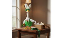 Porch Goose Outfit Green Vest and Hat Festive St Patricks Day Decor for Yard