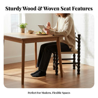 Bobbin Leg Chair Modern Design Household Furniture Ergonomic Backrest for Adults