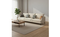 Modern Minimalist Sofa Removable and Washable Cover Small Apartment Sofa Scratch-Resistant 3 Seater Textile Couch for Cat Owners