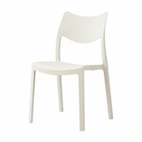 Wear-Resistant Stackable Plastic Chair Thickened Construction Dining Seat Minimalist Design Household Furniture Ergonomic Backrest for Cafe Owners, Event Planners, Restaurant, Study Room, Kitchen, Classroom