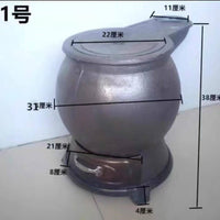 取暖炉火炉铸铁取暖家用烧柴室内农村烧煤两用炉子养殖炮弹煤炭.
