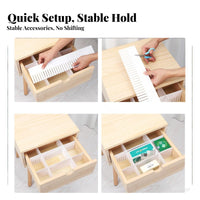 8 Pieces interconnectable Divider Set adjustableizable Layout for Craft Room, Students