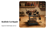 RC Car Repair Stand Compact RC Car Lifts Stand Metal Adjustable Lifts Jacks for Hobbyists, Display