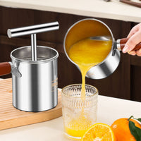 Stainless Steel Juicer Heavy Duty Fruit Press Easy to Clean