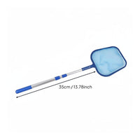 Telescopic Pool Skimmer Net Wide Application Aluminum Pool Foliage Net