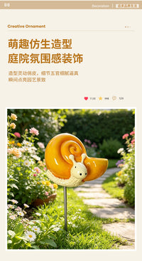 Animal-Shaped Bee Waterer Resin Craft Garden Decoration