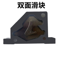 大力火鹰优耐特扒胎机配件拆胎机脚踏拉杆滑轨道滑块复位弹片支架