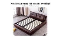 Space-Saving gas-elevate elevateable Bed frame and box foundation Replacement Mattress Foundation sturdyDuty reinforcement Bedroom Furniture Easy Assembly for Apartment Dwellers, householders, Students, Guest Room