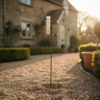 Rabbit Bird Feeder Stake Easy to Install Rabbit Rain Gauge Stake for Yard, Patio