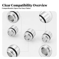 3 Pieces 722.6 Gearbox Sleeve Kit Aluminum Control Valve Sleeve Gearbox Repair Kit Machined Metal