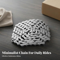 Cycle Chain Universal Fit Electric Bike Chain Drivetrain Part Long-Lasting Wear-Withstand Ant for Cyclist S, Commuting