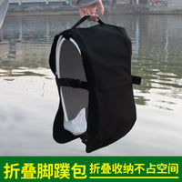 潜水便携可登机收纳脚蹼包自由潜碳纤维长脚蹼可折叠收纳绑带