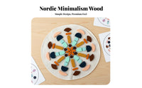 Creative Pattern Blocks Educational Wooden Pattern Blocks Paint Geometric Shape Matching Toy for Kids, Preschoolers, Preschool, Kindergarten
