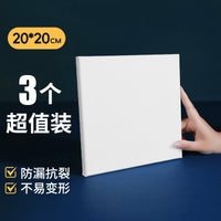 油画画框画板画布带框丙烯油画框空白亚麻油画布绘画练习圆形油画板美术生专用石英砂肌理画diy材料全套工具