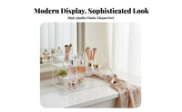 Stair-Step Display Riser Space-Saving Countertop Organizer Multifunctional
