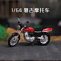 1:64摩托车模型迷你仿真机车模型摆件男孩玩具礼物沙盘场景手办