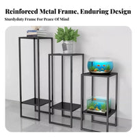 Multi-Purpose Frame Stand Space-Saving Multi-Tier Open Shelving Unit Stable and Sturdy Easy Assembly for Downice, Study Room