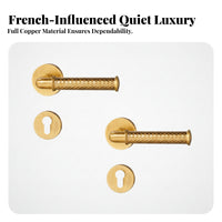 Metal Door Lever Set