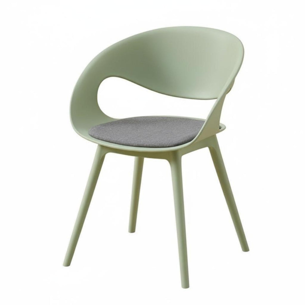 Minimalist Design Cutout Backrest Chair Versatile Home Seating Sturdy Construction Easy Assembly for Business Owners, Interior Designers, Office, Reception Area, Dining Room, Kitchen