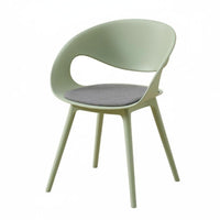 Minimalist Design Cutout Backrest Chair Versatile Home Seating Sturdy Construction Easy Assembly for Business Owners, Interior Designers, Office, Reception Area, Dining Room, Kitchen