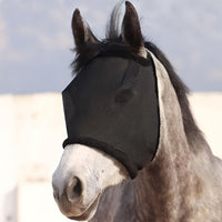 Fly-Proof Horse Face Mask Cool Breathable Mesh Insect-Repellent Sunshade Horse Hood Equestrian Supplies