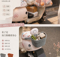 休闲电动三轮车专用后置车筐稳固耐用大容量收纳车筐通用改装配件