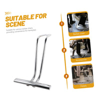 Modern Minimalist Footrest for Salon Chairs, Metal, for Commercial Use