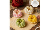 DIY Peony Bud Mold Reusable Peony Candle Mold Flexible Easy to Demold