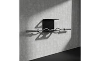 Barbell Wall Rack with  2 Bar holder Sturdy Bar Hanger Powder Coated Bracket